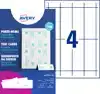 TENTKAART AVERY L4794-10 120X45MM WIT
