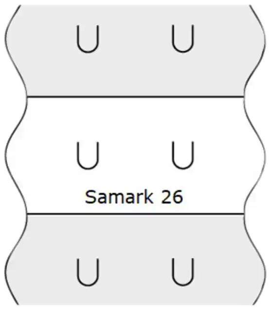 PRIJSETIKET 12X26MM SATO SAMARK