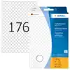 ETIKET HERMA 2210 ROND 8MM WIT