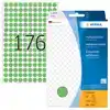 ETIKET HERMA 2215 ROND 8MM GROEN