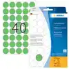 ETIKET HERMA 2255 ROND 19MM GROEN