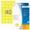 ETIKET HERMA 2251 ROND 19MM GEEL