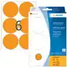ETIKET HERMA 2284 ROND 50MM FLUOR