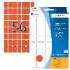 ETIKET HERMA 2342 12X18MM ROOD