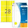 ETIKET HERMA 2361 13X40MM GEEL 896STUKS