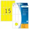 ETIKET HERMA 2411 20X50MM GEEL 480STUKS