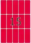 ETIKET HERMA 2416 20X50MM FLUOR ROOD