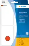 ETIKET HERMA 2492 52X82MM ROOD 128STUKS