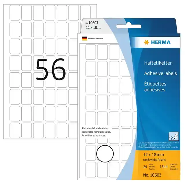 ETIKET HERMA 10603 12X18MM