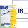 ETIKET AZ 3423 105X35MM WIT 1600STUKS