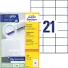 ETIKET AZ 3652 70X42.3MM WIT 2100STUKS