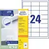 ETIKET AZ 3658 64.6X33.8MM WIT