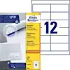 ETIKET AZ 3659 97X42.3MM WIT 1200STUKS