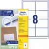 ETIKET AZ 3660 97X67.7MM WIT 800STUKS