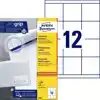 ETIKET AZ 3661 70X67.7MM WIT 1200STUKS
