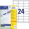 ETIKET AZ 3664 70X33.8MM WIT 2400STUKS