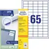 ETIKET AZ 3666 38X21.2MM WIT 6500STUKS