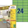 ETIKET AZ 3450 70X37MM GROEN 2400STUKS