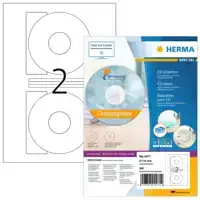 ETIKET HERMA 4471 CD 116MM WIT OPAQUA