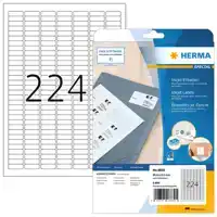 ETIKET HERMA 8830 25.4X8.5MM MAT WIT