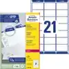 ETIKET AVERY L7160-100 63.5X38.1MM WIT