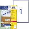 ETIKET AVERY L7167 199.6X289.1MM WIT