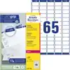 ETIKET AVERY L7651 38.1X21.2MM WIT