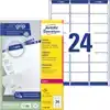 ETIKET AVERY L7159-100 63.5X33.9MM WIT