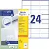 ETIKET AZ 3475 70X36MM WIT 2400STUKS