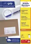 ETIKET AZ 3483 105X148MM A6 WIT