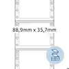 ETIKET HERMA 8161 88.9X35.7MM 1-BAANS