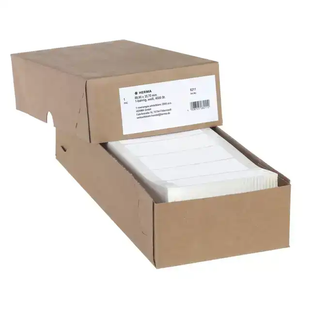 ETIKET HERMA 8211 88.9X35.7MM 1-BAANS