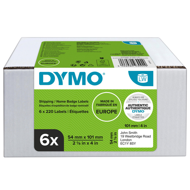 ETIKET DYMO LABELWRITER NAAMKAART