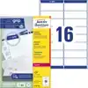 ETIKET AVERY L7162-250 99.1X33.9MM WIT