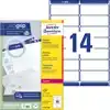 ETIKET AVERY L7163-250 99.1X38.1MM WIT