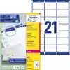 ETIKET AVERY L7160-250 63.5X38.1MM WIT