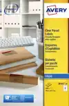 ETIKET AVERY J8565-25 99.1X67.7MM TR