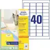 ETIKET AVERY L7654-100 45.7X25.4MM WIT