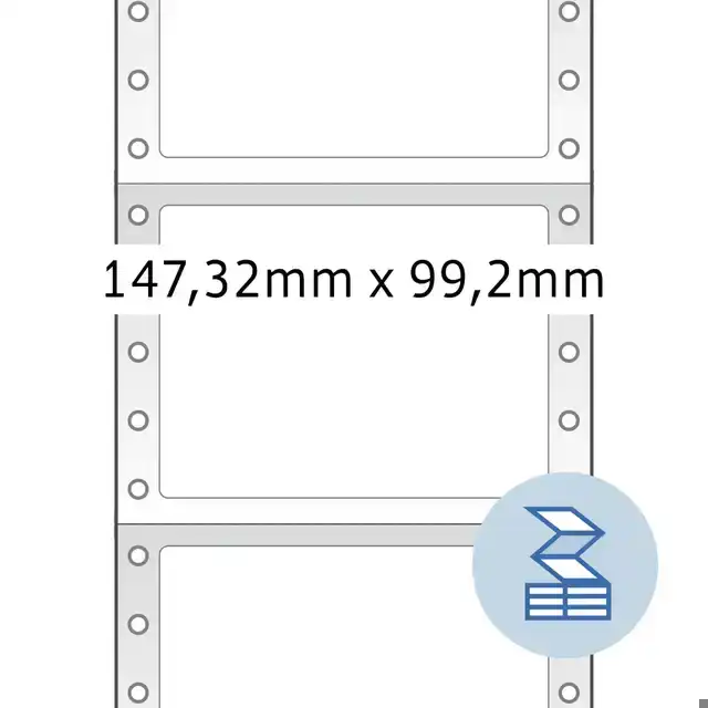 ETIKET HERMA 8292 147.3X99.2MM 1-BAANS