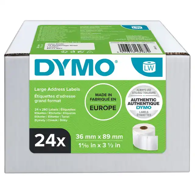 ETIKET DYMO LABELWRITER ADRESSERING