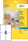 ETIKET AVERY J8169-10 99.1X139MM WIT