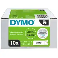 LABELTAPE DYMO LABELMANAGER D1 12MM WIT