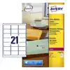 ETIKET AVERY L7560-25 63.5X38.1MM TR