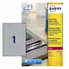ETIKET AVERY L6013-20 210X297MM ZILVER