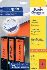 RUGETIKET AVERY BREED 61X192MM