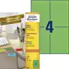 ETIKET AZ 3458 105X148MM A6 GROEN