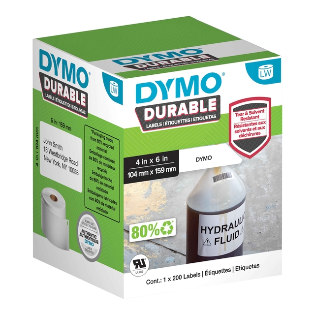 ETIKET DYMO LABELWRITER INDUSTRIEEL