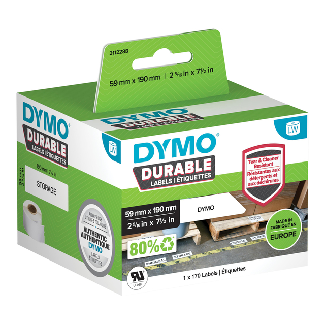 ETIKET DYMO LABELWRITER INDUSTRIEEL