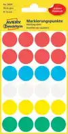 ETIKET AZ 3089 ROND 18MM ASSORTI