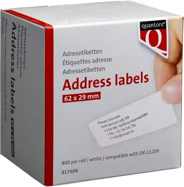 LABEL ETIKET QUANTORE DK-11209
